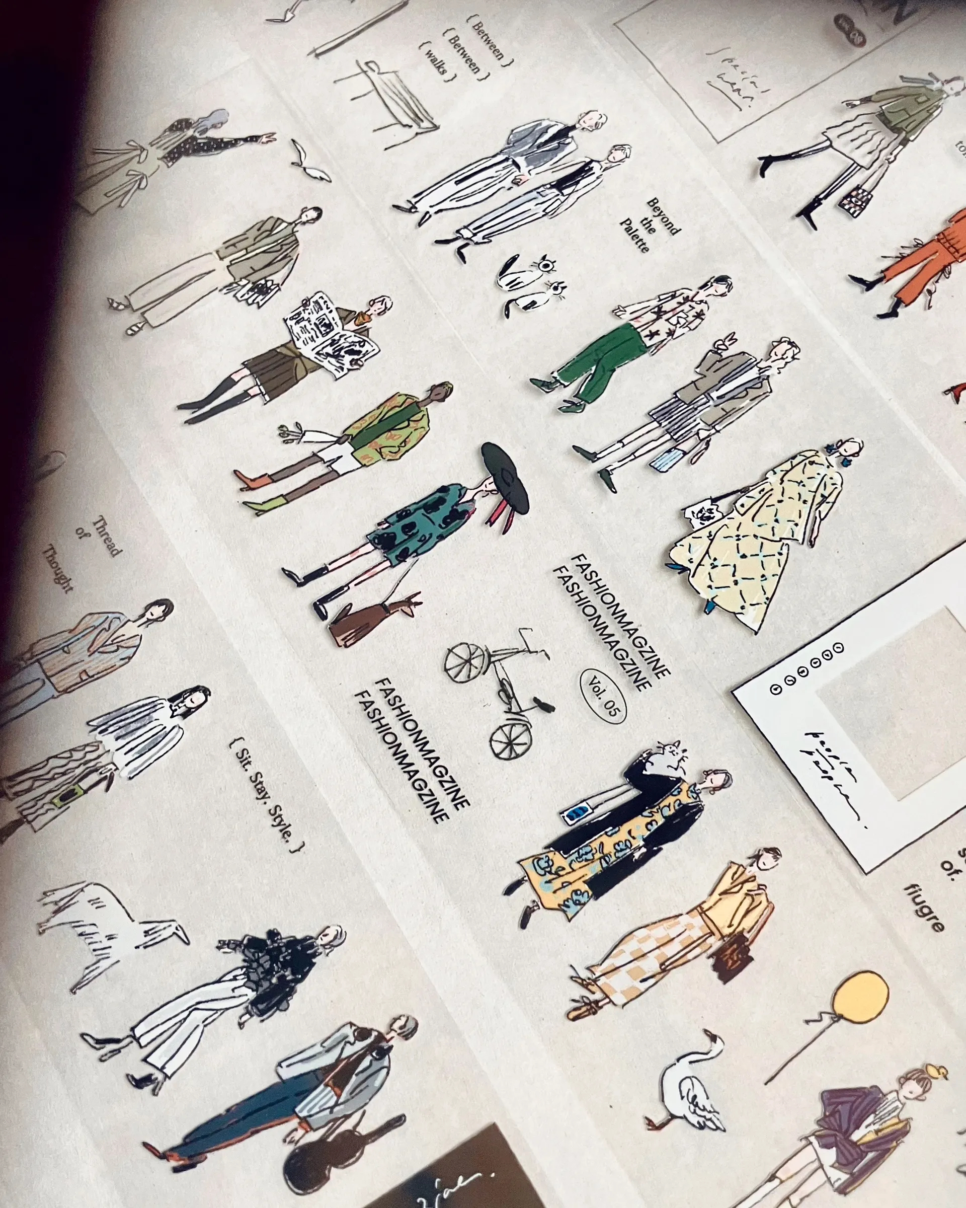 人群像 𝐅𝐢𝐠𝐮𝐫𝐞 𝐌𝐚𝐠𝐚𝐳𝐢𝐧𝐞 PET膠帶｜台灣 羊君 somesortof.fern