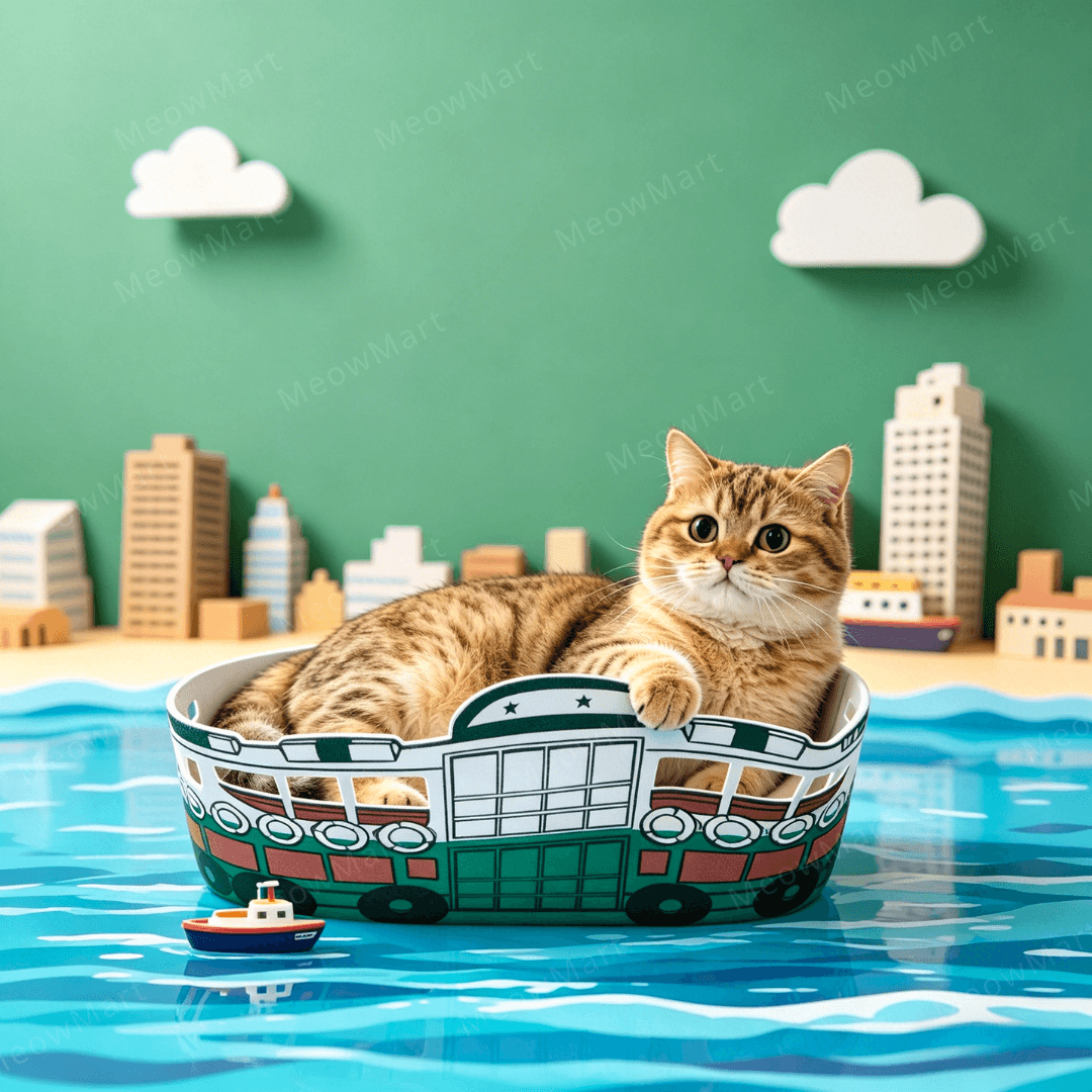 【新品8折】PP LAB 香港渡海小輪貓抓板