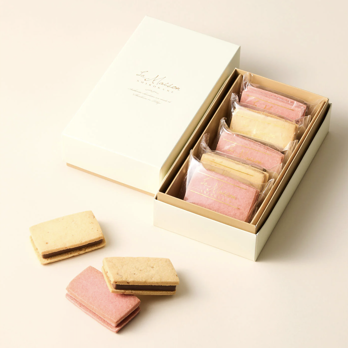 La Maison Shirokane｜厚切朱古力三明治 (草莓×橙)
