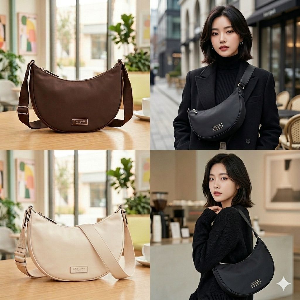 【預購】Kate Spade H043065 半月斜孭袋