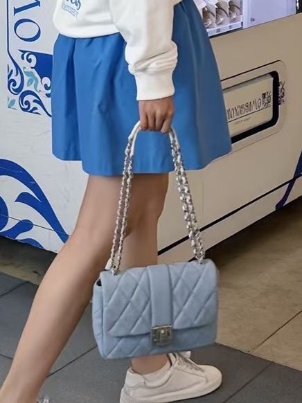 【預購】Kate Spade H043078 灰藍色手袋