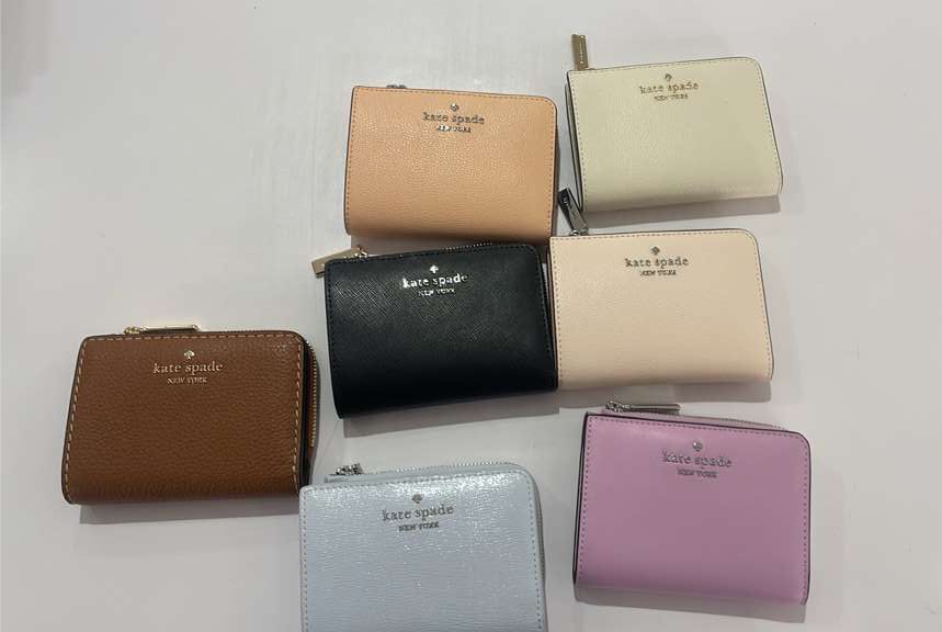 【現貨】Kate Spade H043088 短款拉鍊銀包
