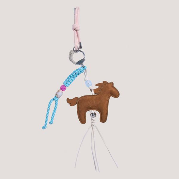 Adidas 愛迪達 Ori H Key Chain KW2012 鑰匙圈 白 馬年 麂皮