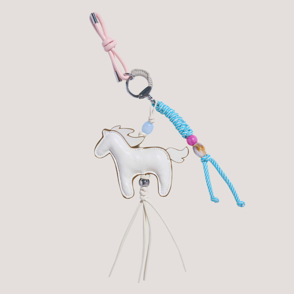 Adidas 愛迪達 Ori H Key Chain KW2012 鑰匙圈 白 馬年 麂皮