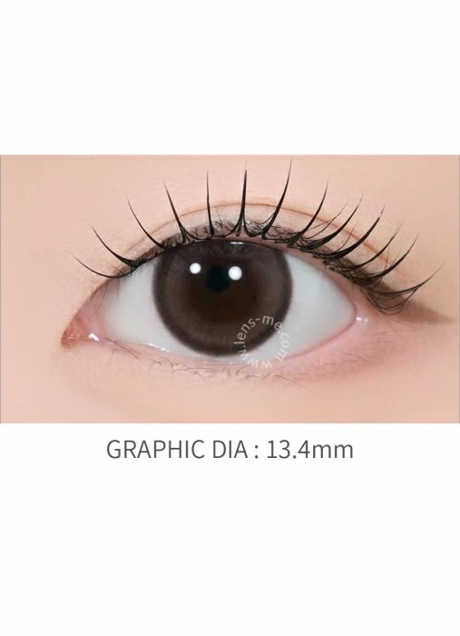 LensMe Cream&Sweet Monthly13.4mm(Cream Choco)(2P)