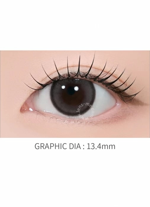 LensMe Cream&Sweet Monthly 13.4mm(Cream Gray)(2P)
