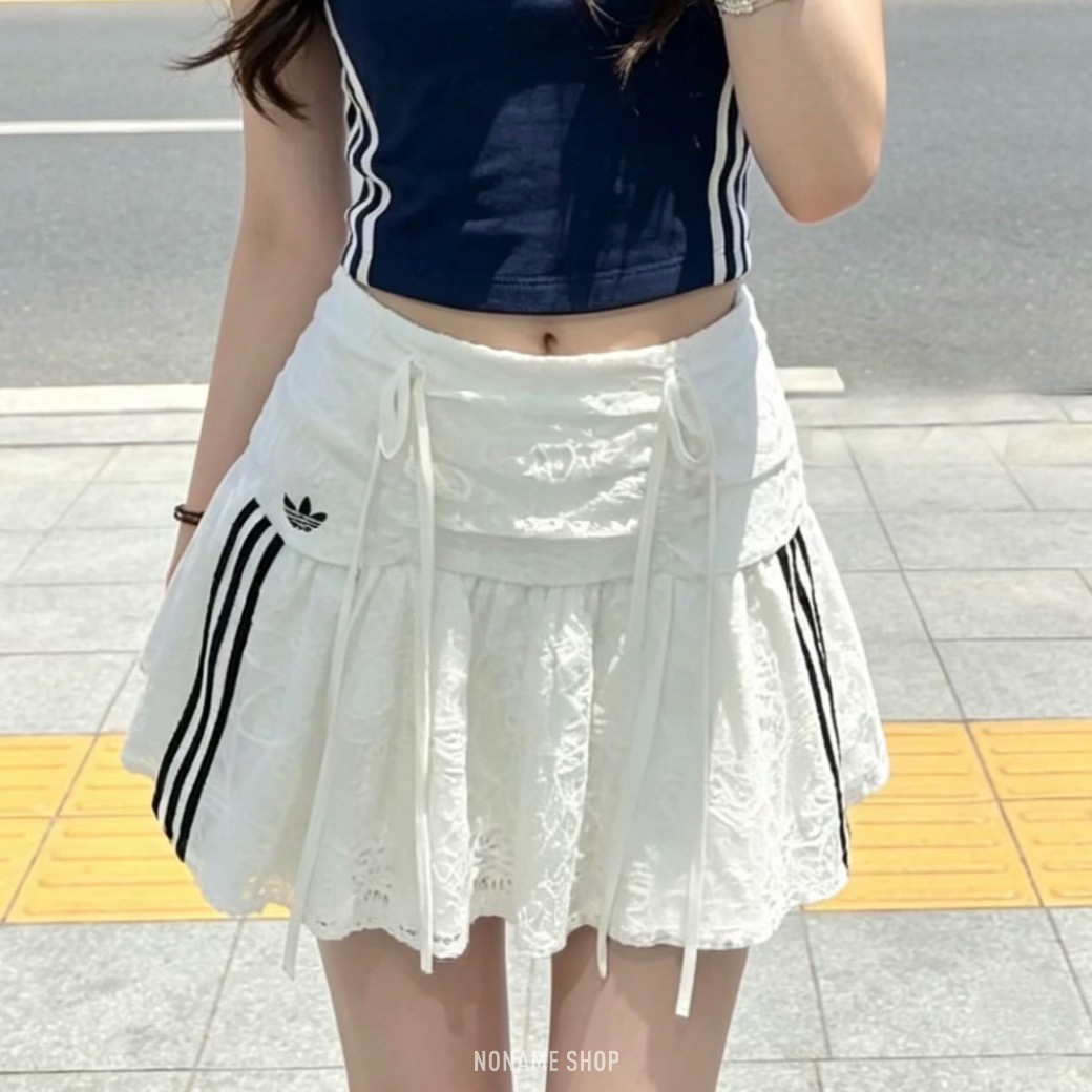 ADIDAS ORIGINALS LACE SKIRT 蕾絲 褲裙 短裙 兩色 (女款)