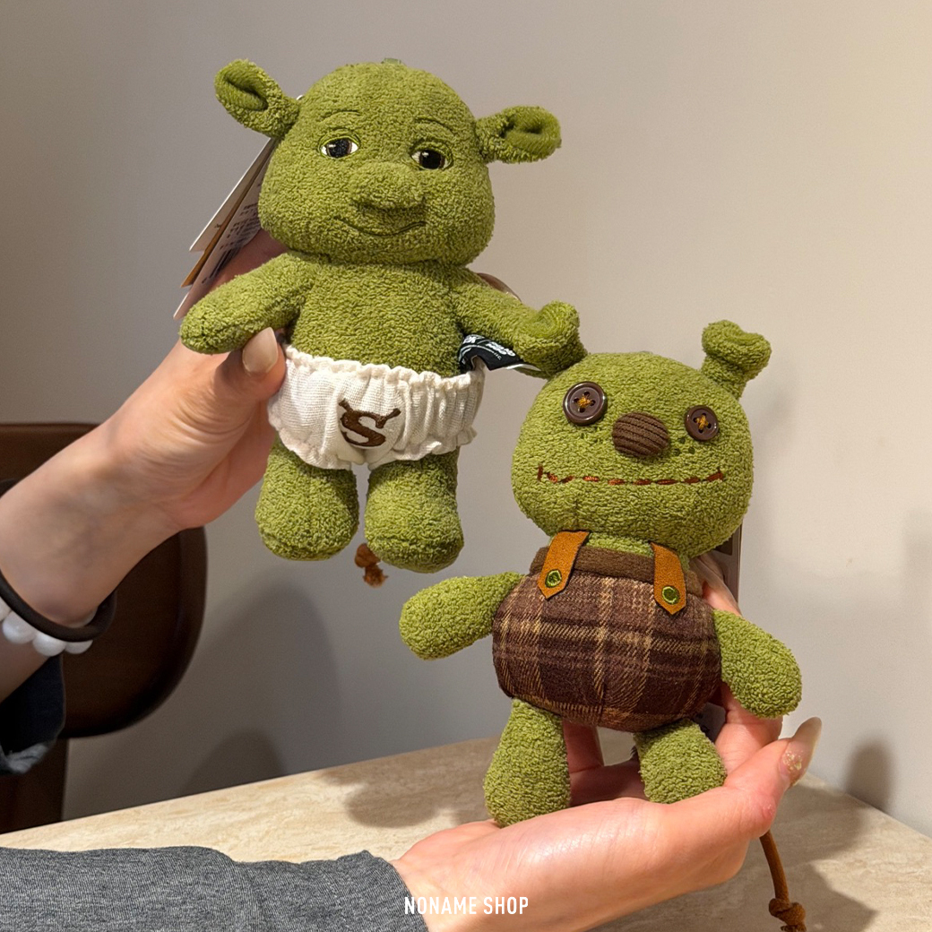 童年回憶 史瑞克 SHREK 毛絨 寶寶 吊飾 娃娃 三款
