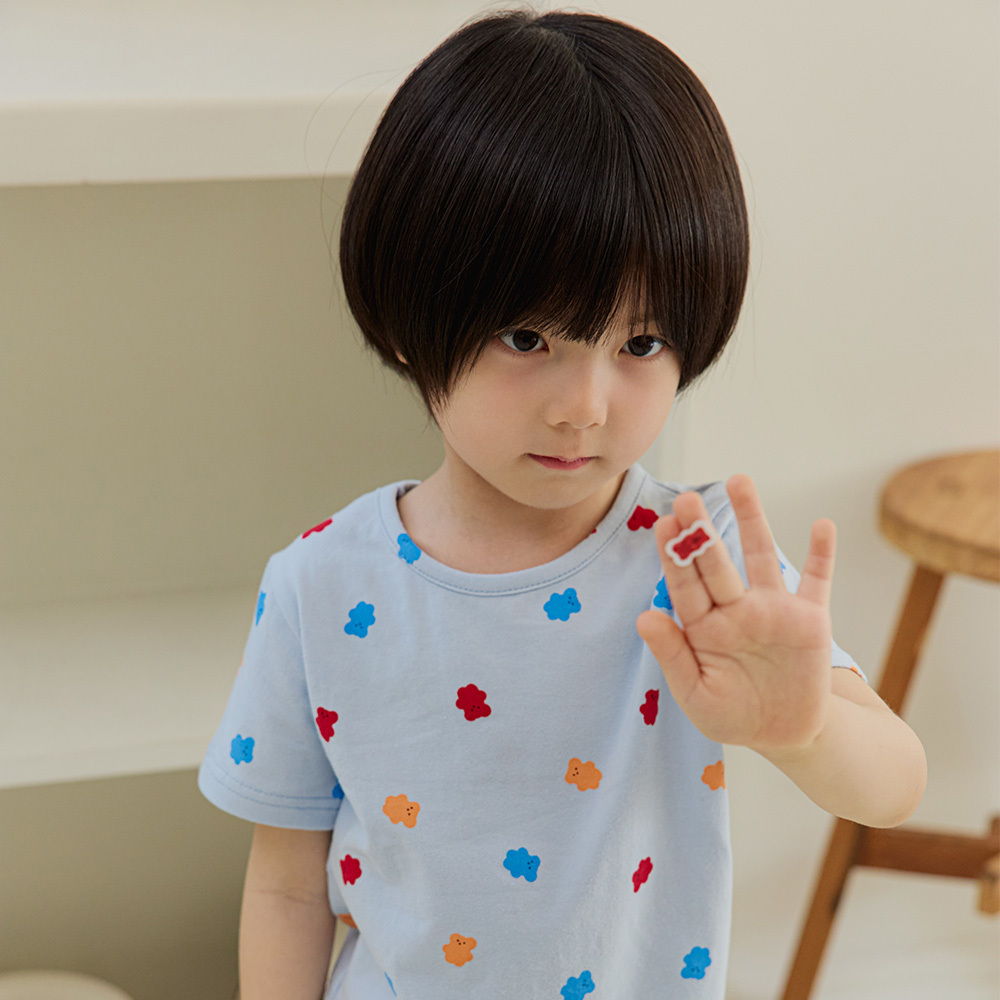 韓國 SecretKids -26夏 軟糖熊速乾居家套裝（兩色）