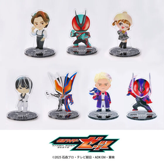 250028 Pbandai 預訂 2026/6月 仮面ライダーゼッツ　デフォルメ　アクリルスタンド　7種