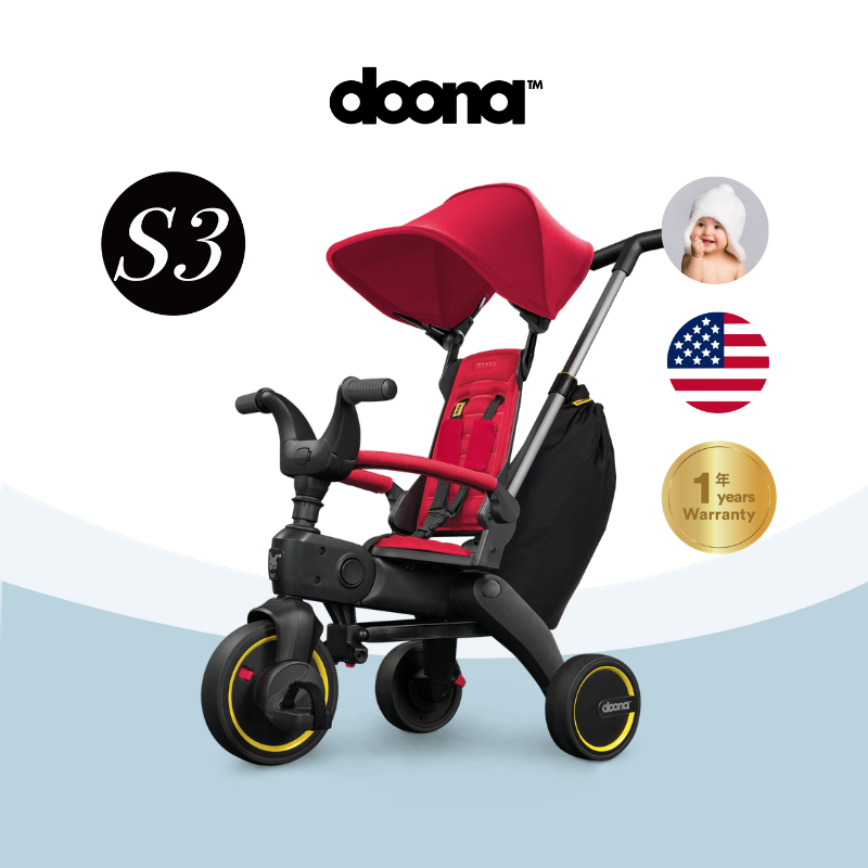 Doona - Liki Trike (S3, Flame Red) | Jakewell
