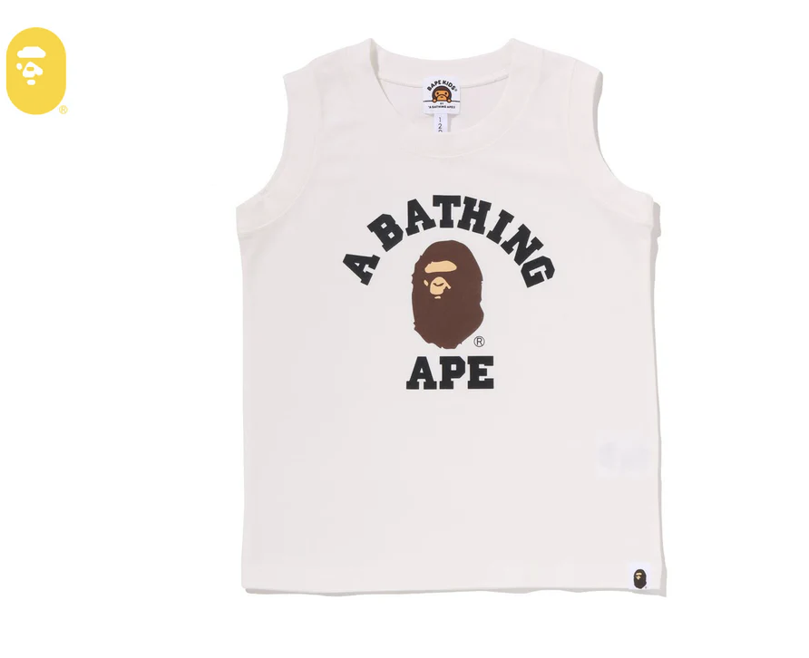 【BAPE童裝】0502發售 COLLEGE TANK TOP