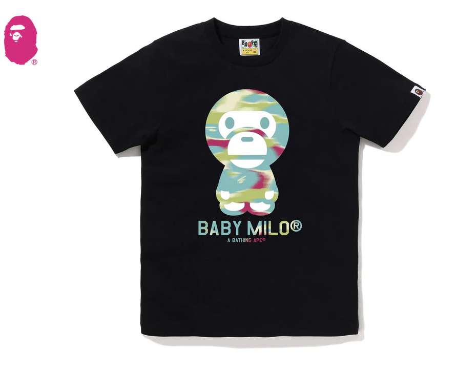 【BAPE女生】0502發售 SCREEN CAMO BABY MILO TEE
