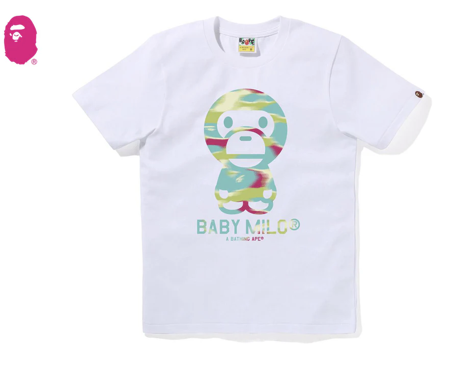 【BAPE女生】0502發售 SCREEN CAMO BABY MILO TEE