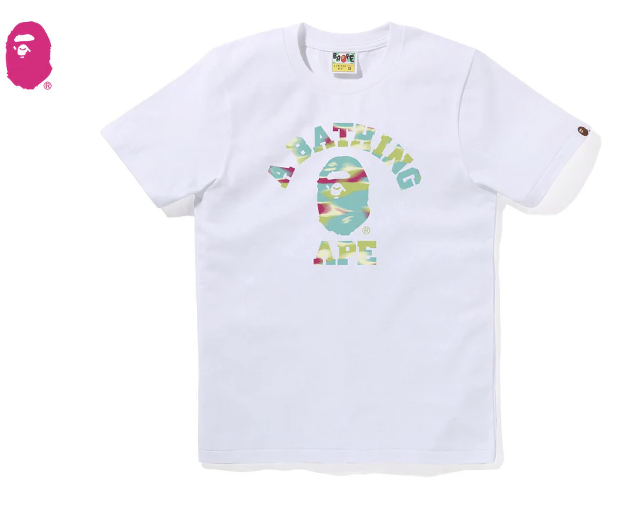 【BAPE女生】0502發售 SCREEN CAMO COLLEGE TEE