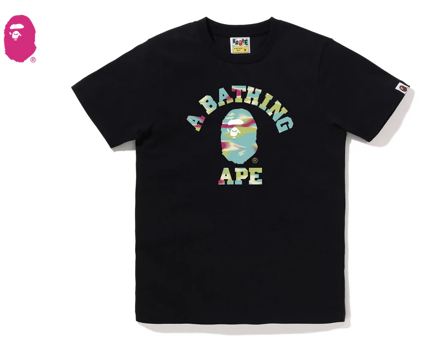 【BAPE女生】0502發售 SCREEN CAMO COLLEGE TEE