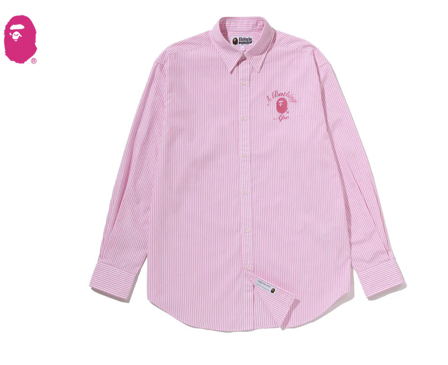 【BAPE女生】0502發售 COLLEGE STRIPE SHIRT