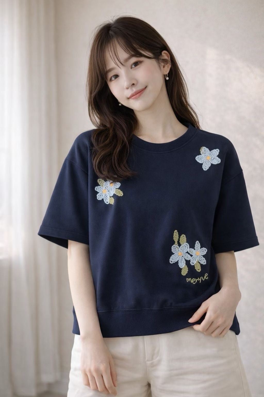 M牌子花圖案top ～161Q