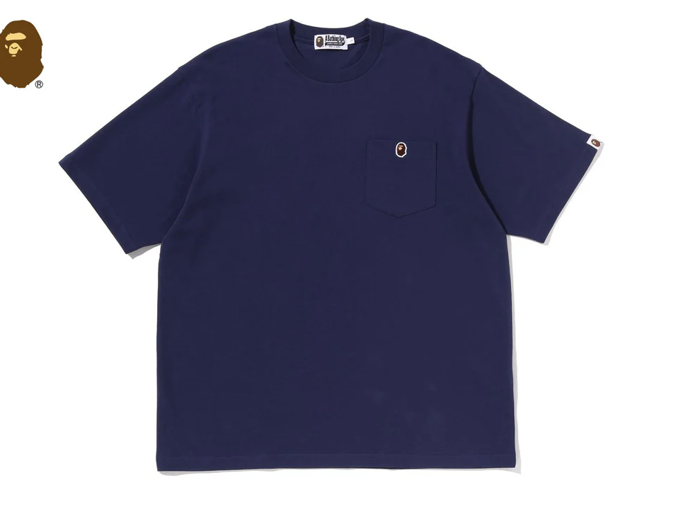 【BAPE男生】0502發售 寬版口袋ONE POINT RELAXED FIT POCKET TEE