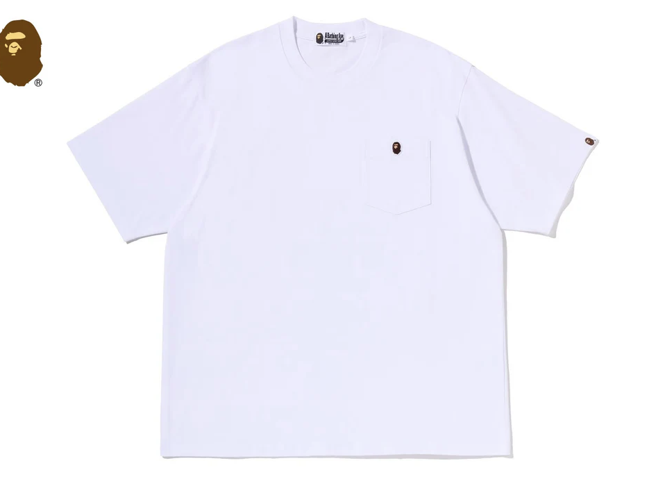 【BAPE男生】0502發售 寬版口袋ONE POINT RELAXED FIT POCKET TEE