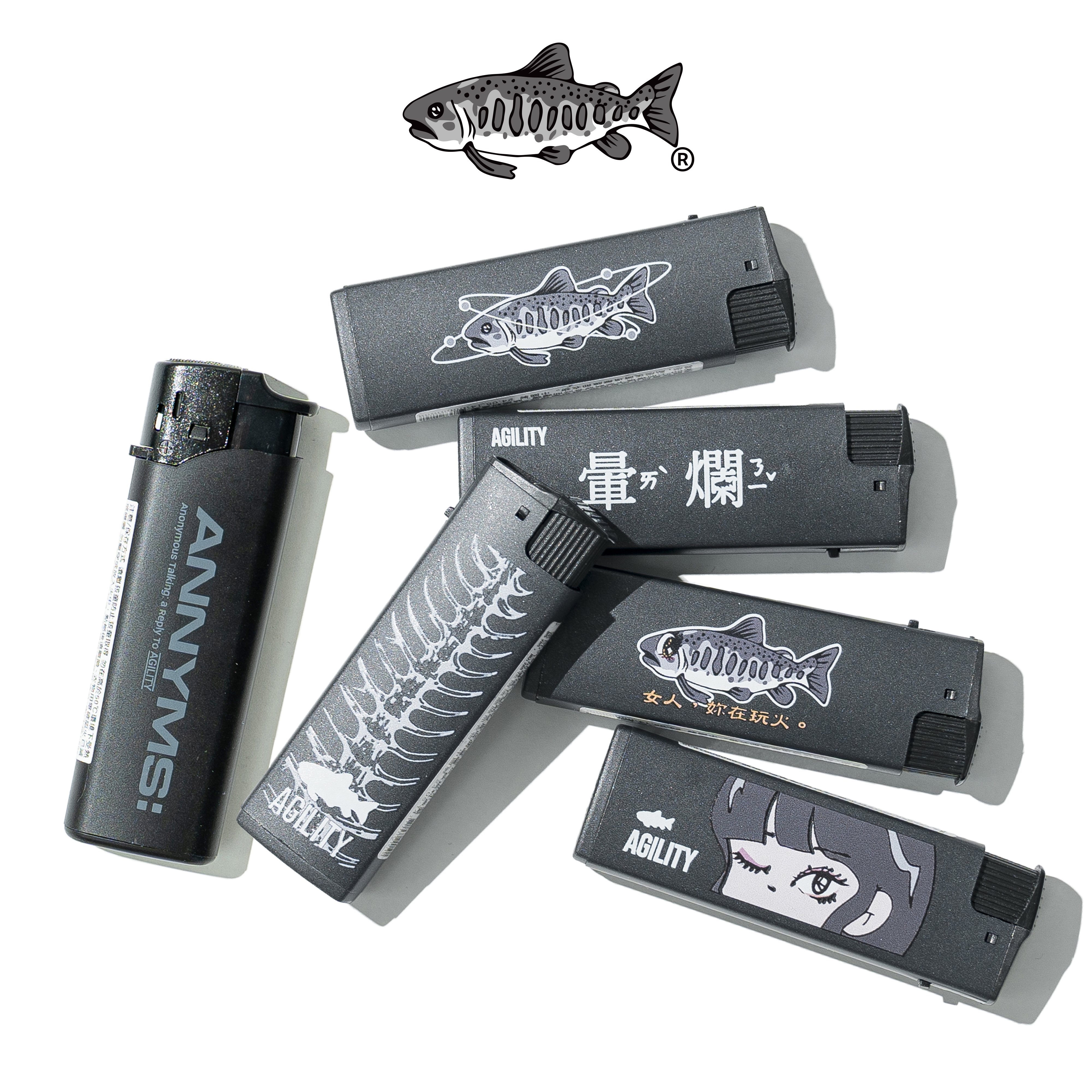 AGILITY HOUSE - Logo Windproof Lighters 防風打火機 [AH-LW1]