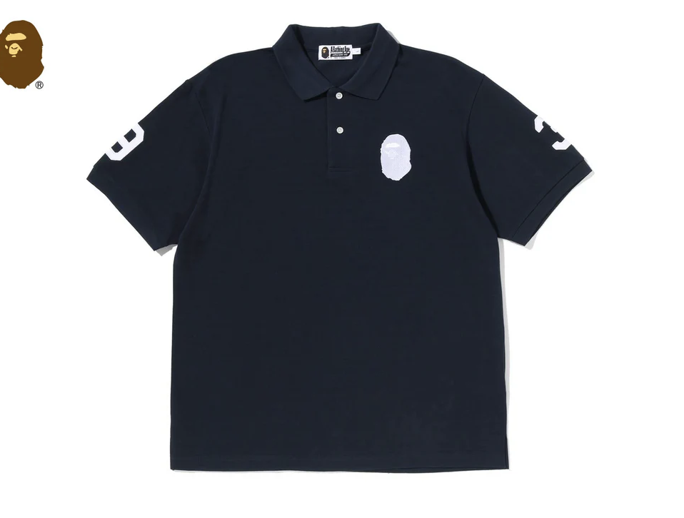 【BAPE男生】0502發售寬版LARGE APE HEAD RELAXED FIT POLO