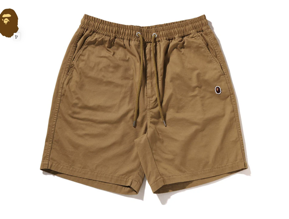 【BAPE男生】0502發售 寬版ONE POINT ELASTICATED RELAXED FIT SHORTS
