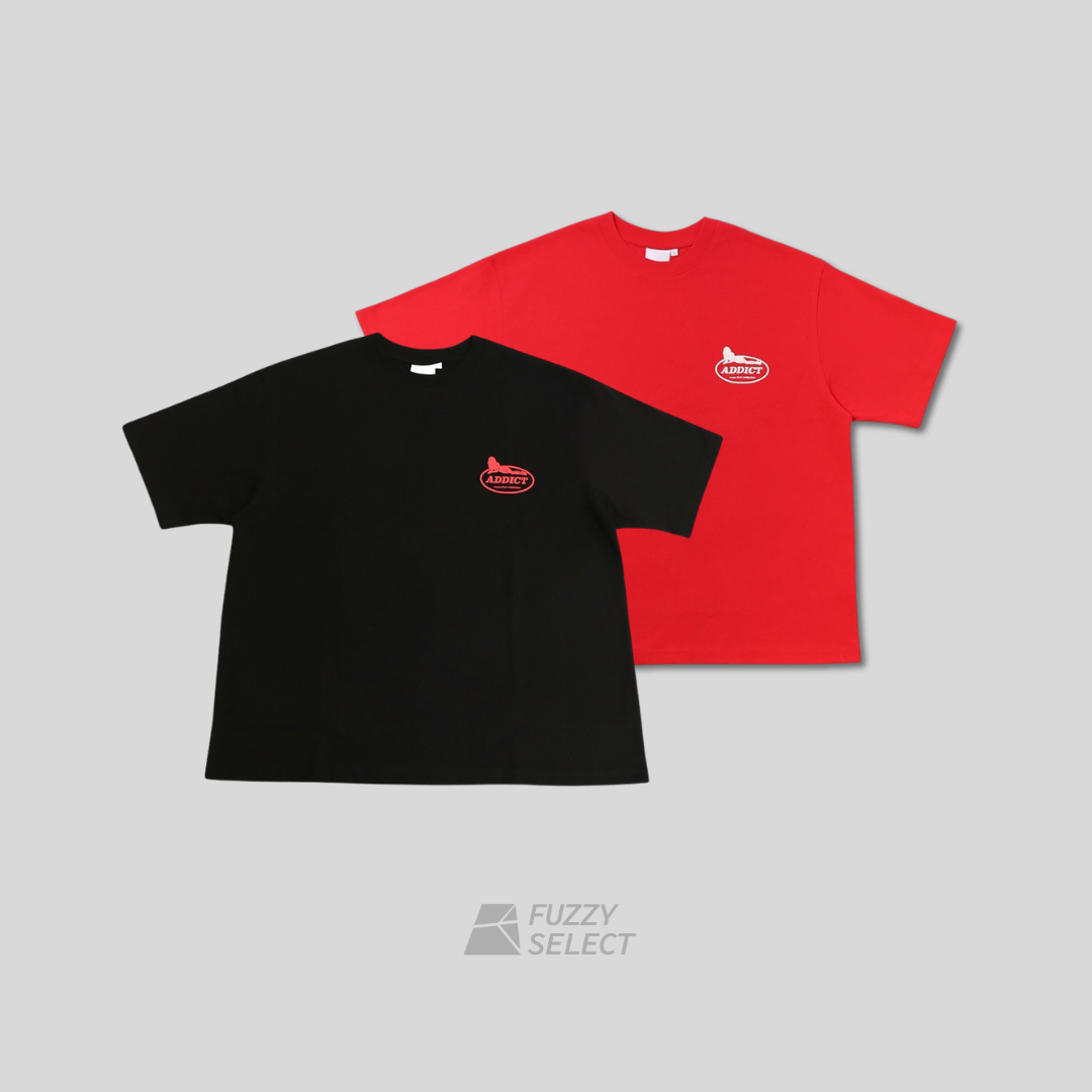 【逢甲FUZZY】MTA Logo Silhouette Boxy Tee 剪影 短袖 黑色 紅色 M26ST1