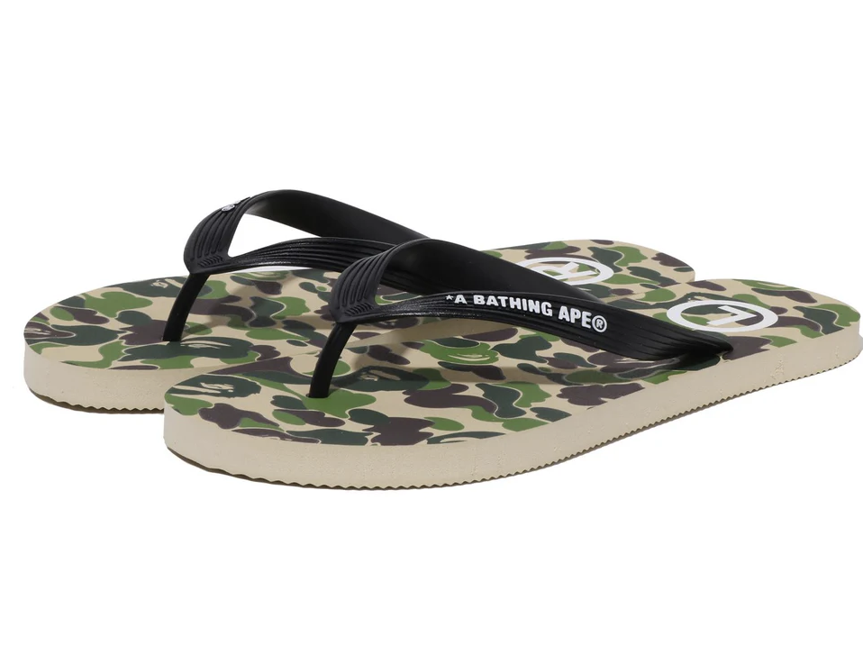 【BAPE配件】0502發售 ABC CAMO BEACH SANDALS
