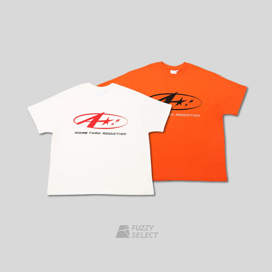 【逢甲 FUZZY】MTA Logo A Star Boxy Tee 星星 短袖 白色 橘色 M26ST2
