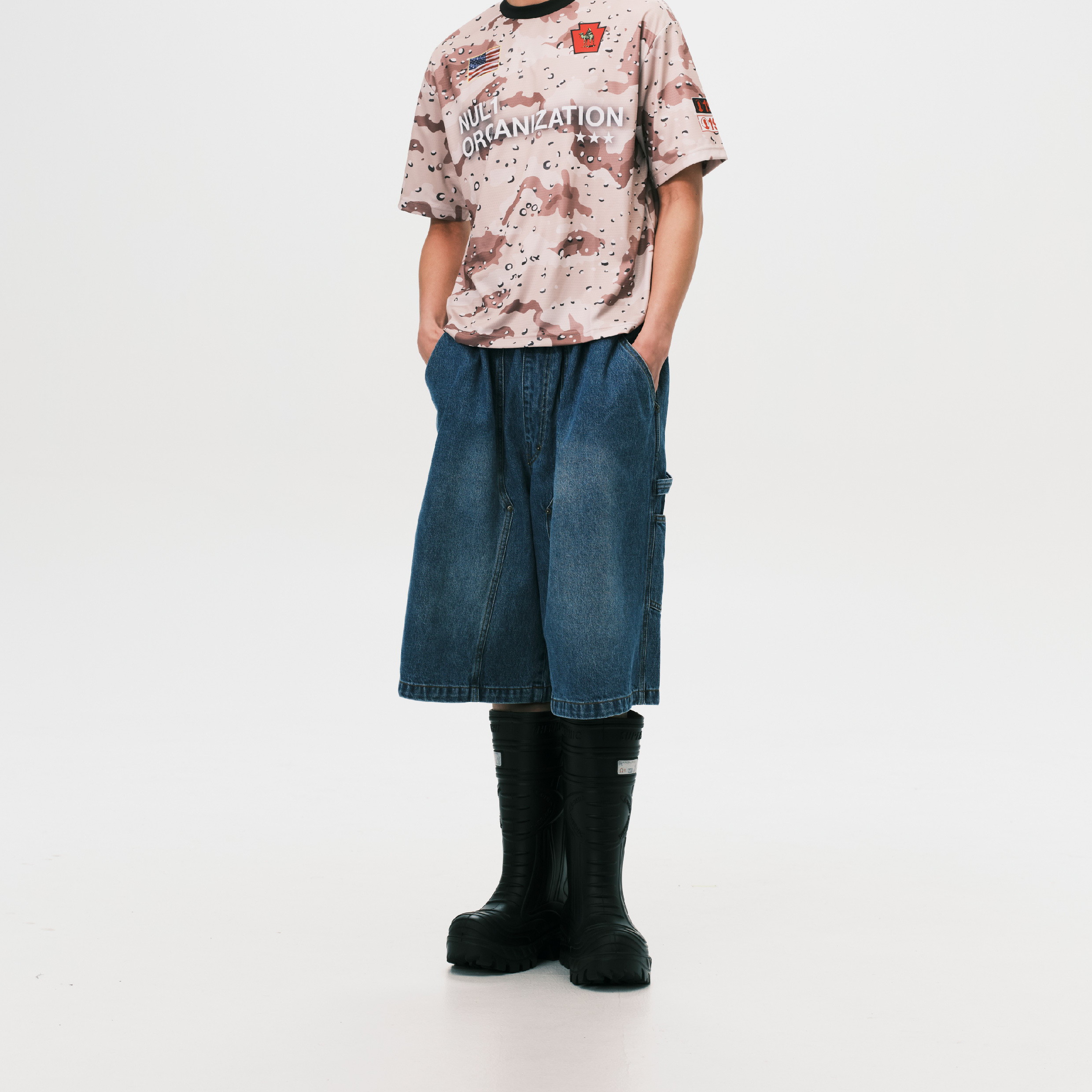 nul1.org W-Shorts II Blue Denim [nu-P58]