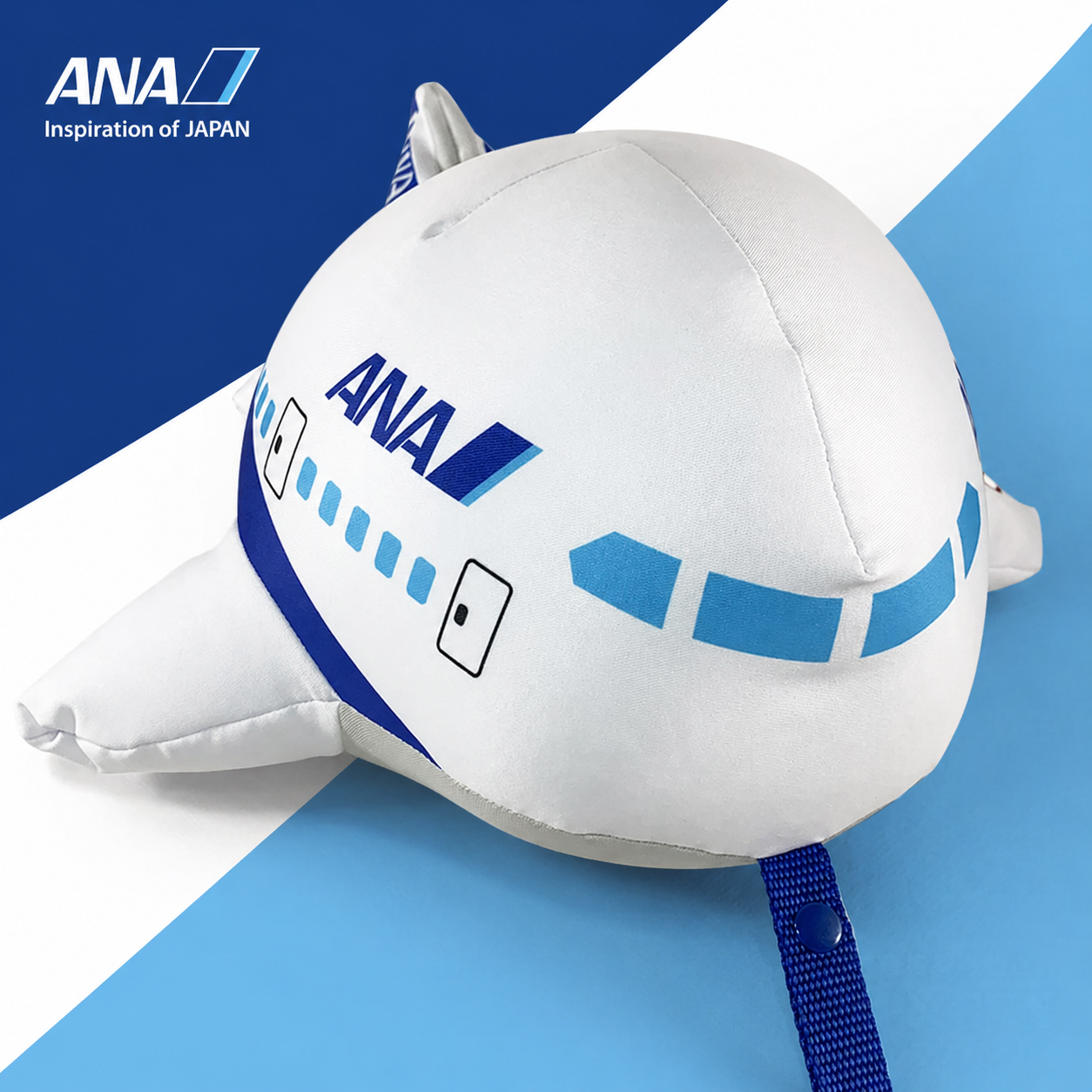 ANA全日空 飛機造型變形U型頸枕