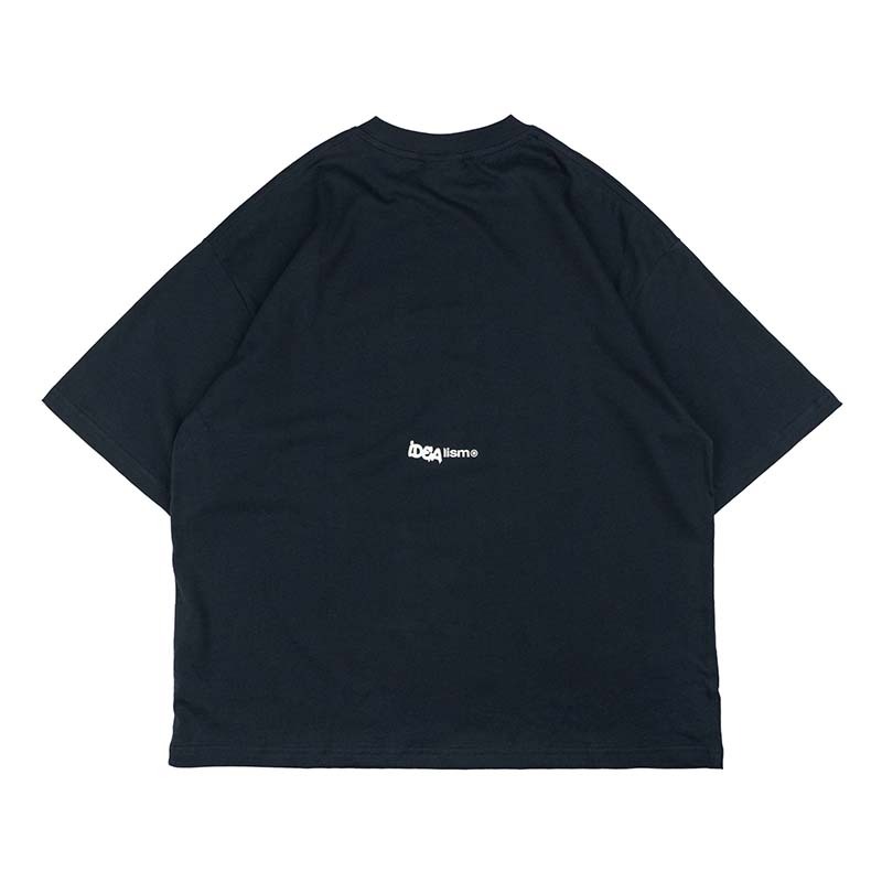 idealism Paint Tee 燈泡塗鴉 短袖 深藍色 ID-13 [台灣現貨]