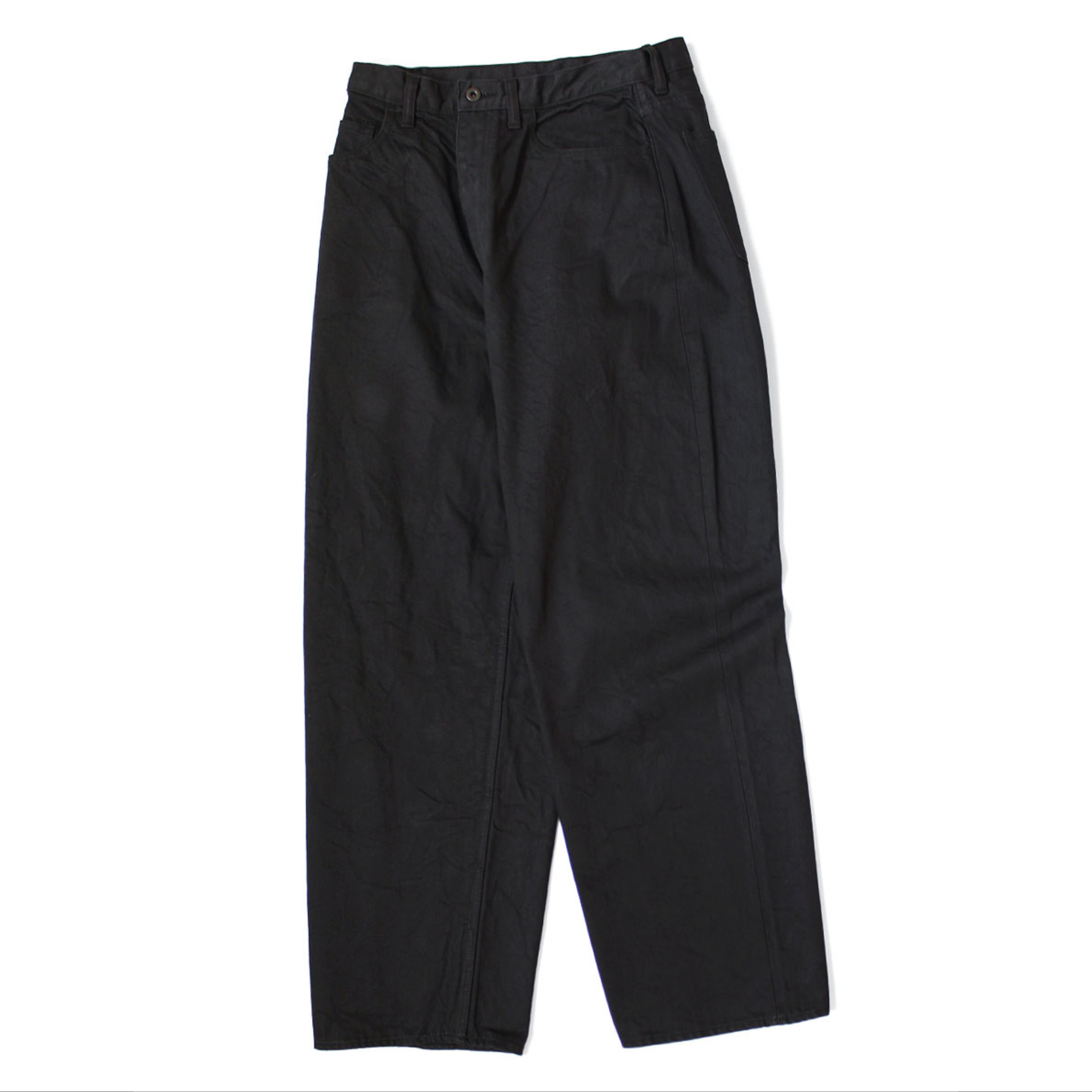 『日本連線中』2026SS KAPITAL 14oz Black x Black Denim Club Baggy 5-Pocket Pants 長褲 K2603LP059
