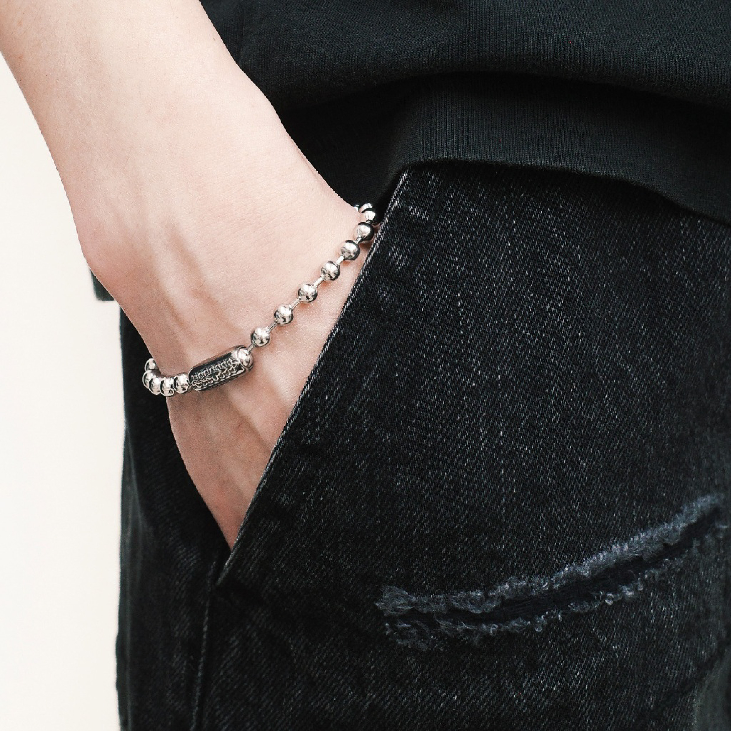 Liam Conner Asterisk Pearl Bracelet 十字星 珍珠手鍊