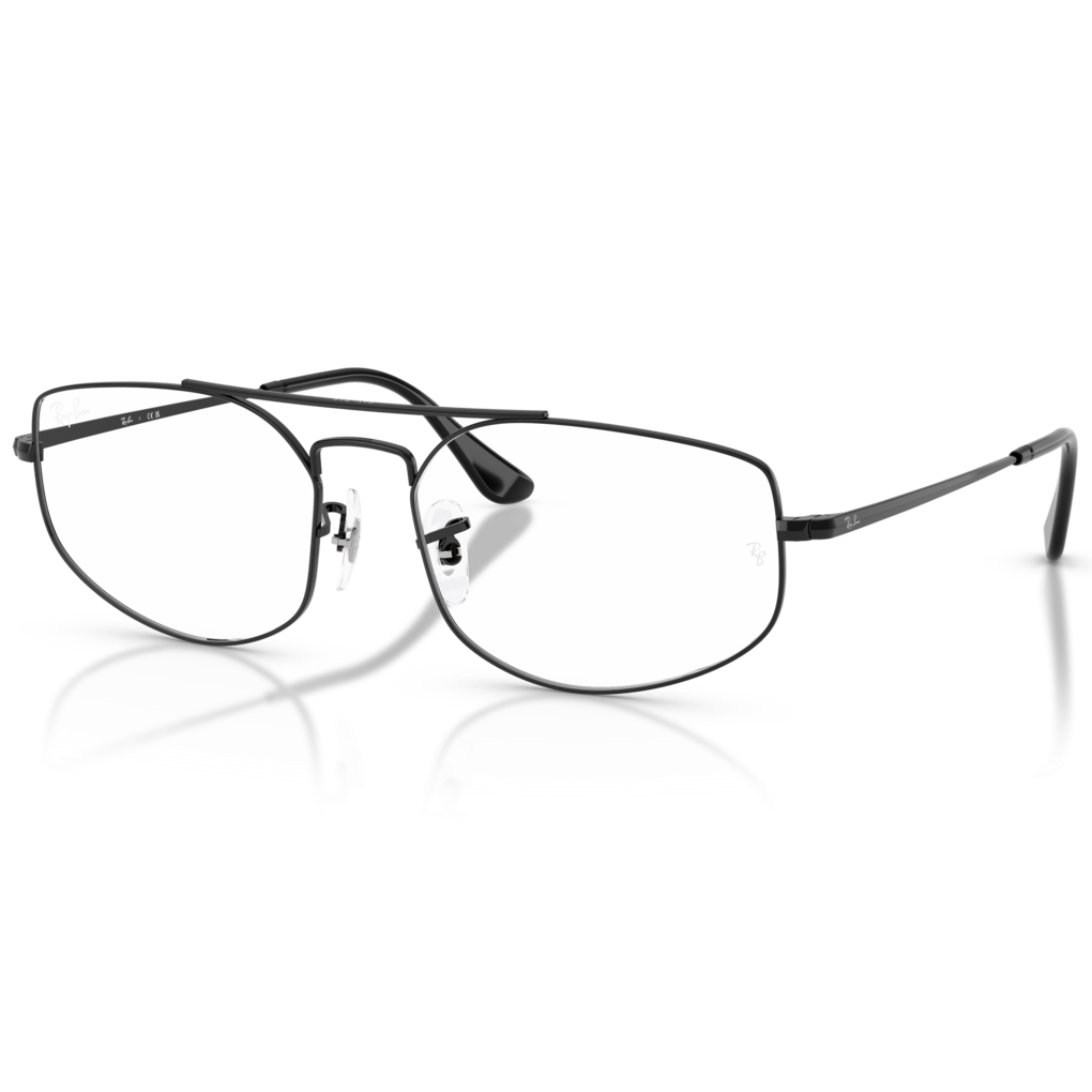 【RayBan】RB6545 2509-58mm 光學眼鏡(黑色)