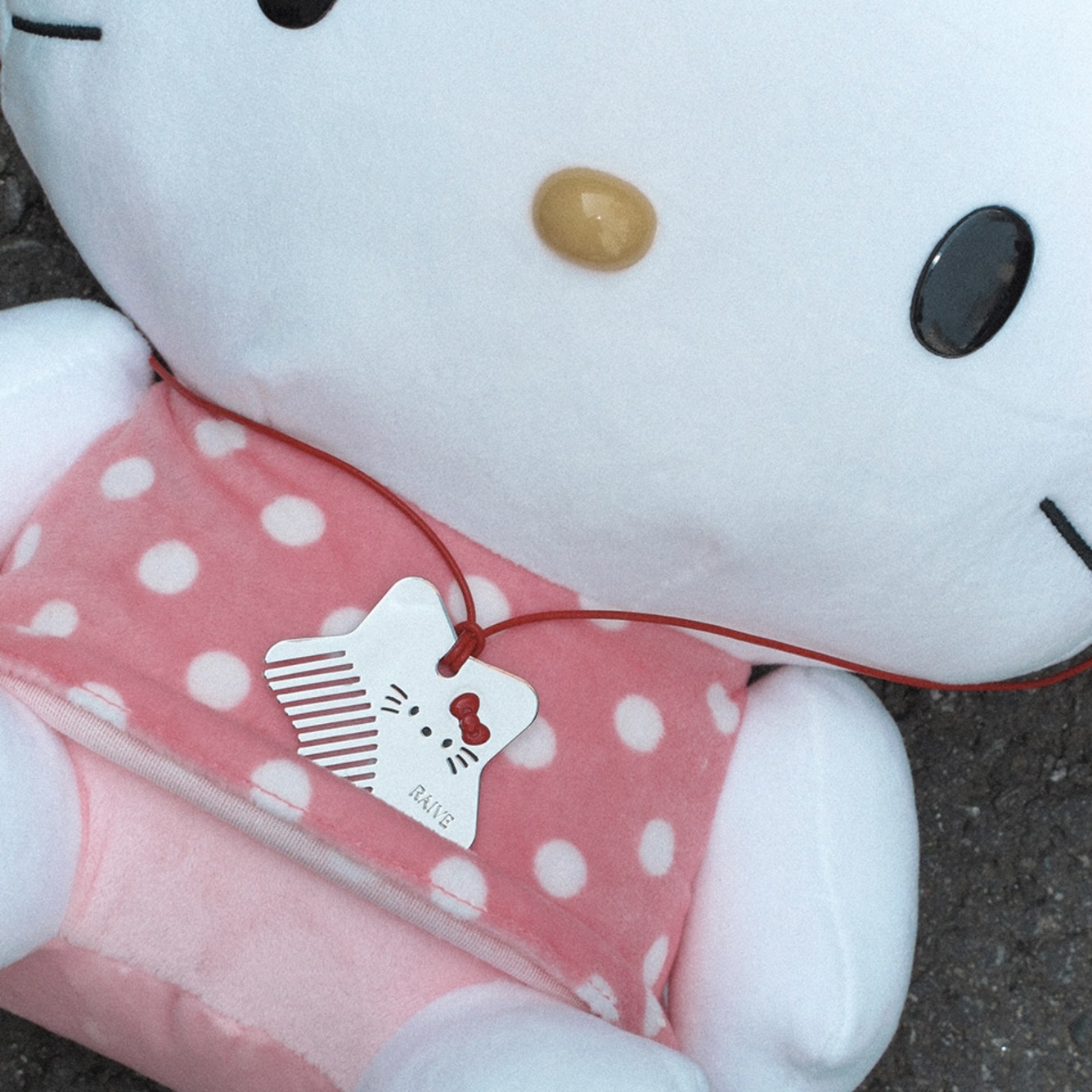 RAIVE x SANRIO HELLO KITTY 銀色星星梳 造型 項鍊 兩色 凱蒂貓 三麗鷗 聯名