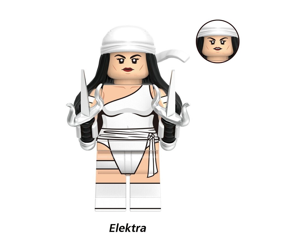 Daredevil Elektra DC Custom Minifigures Minifigs Fit Lego G0197 GH0755