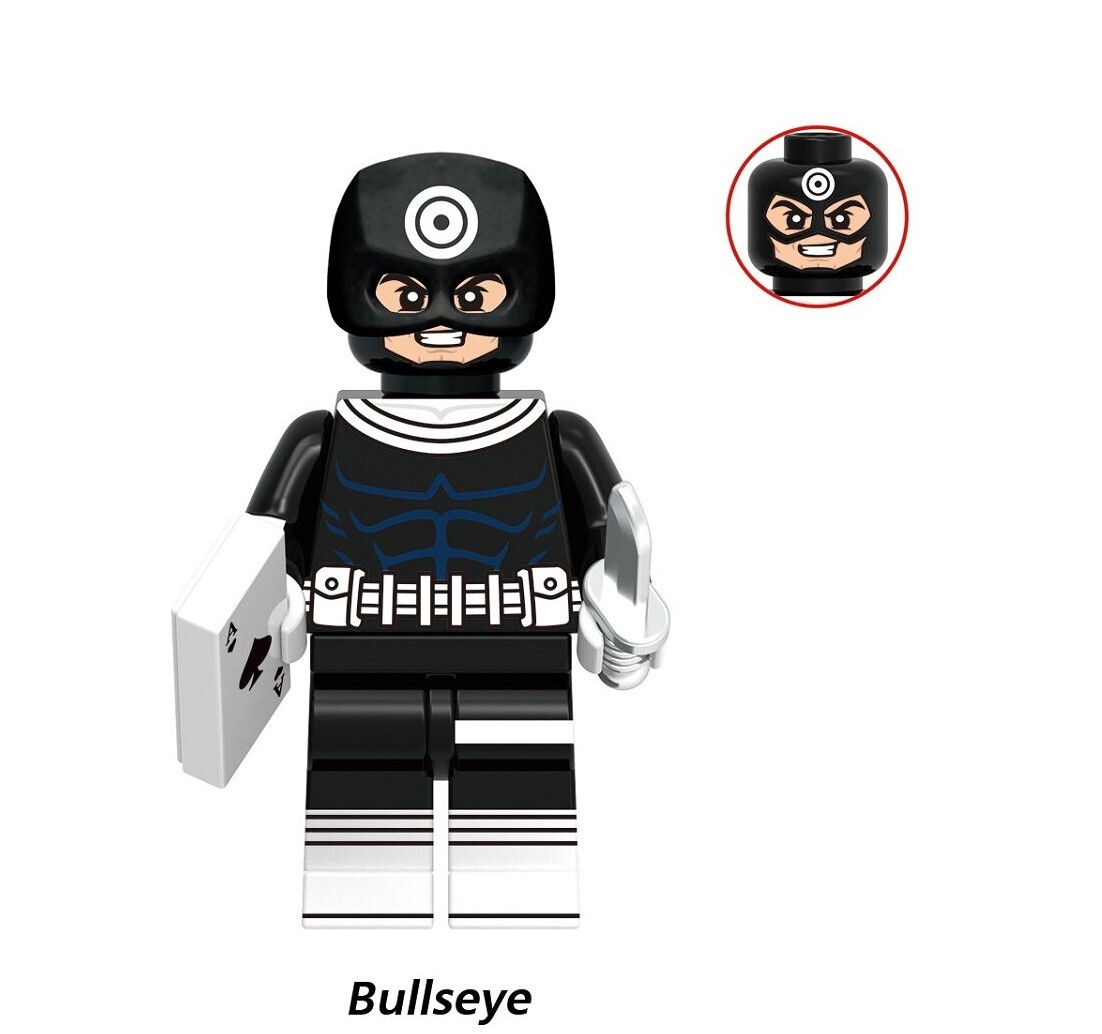 Daredevil Bullseye DC Custom Minifigures Minifigs Fit Lego G0197 GH0757