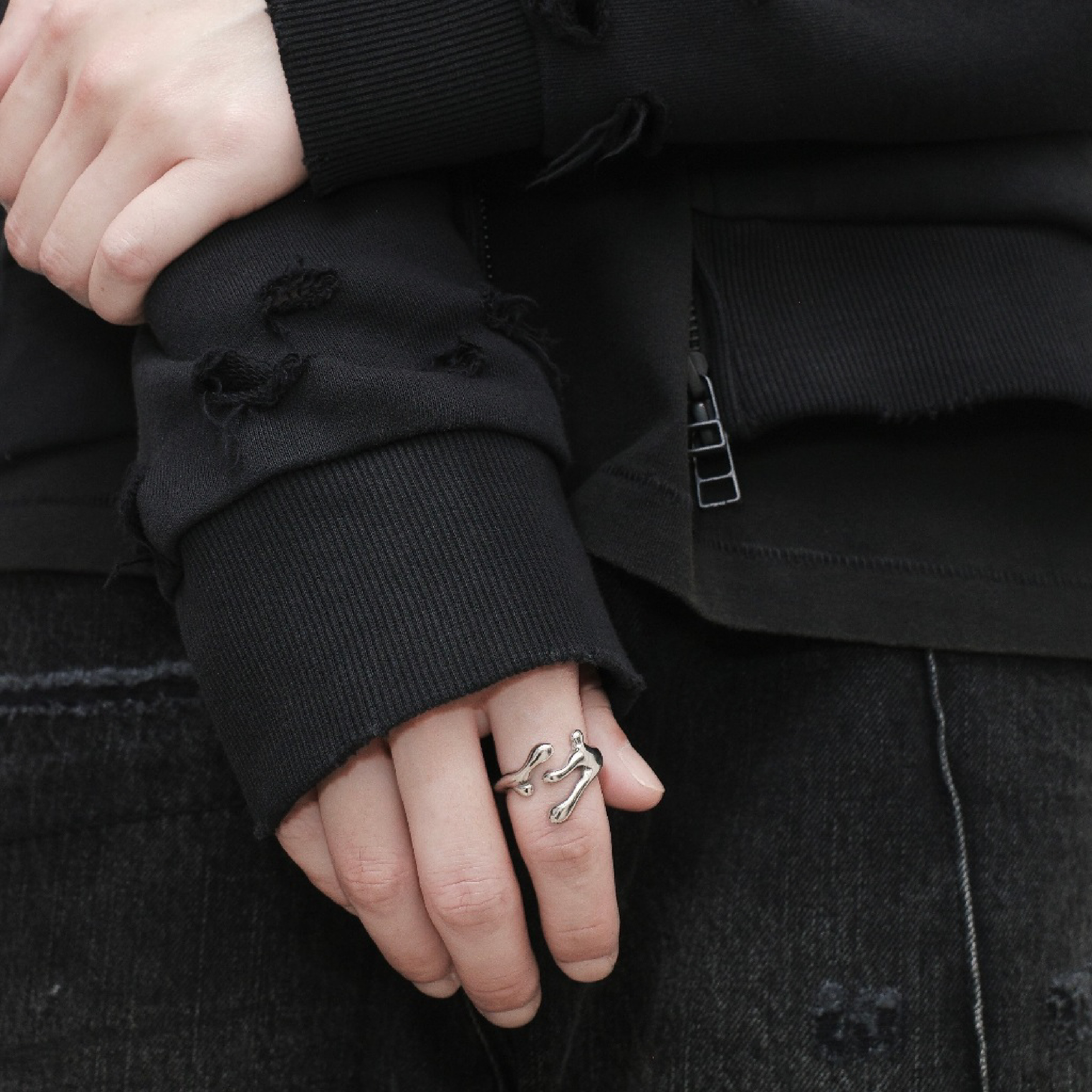 Liam Conner Liquid Metal Rings 流體液化 戒指