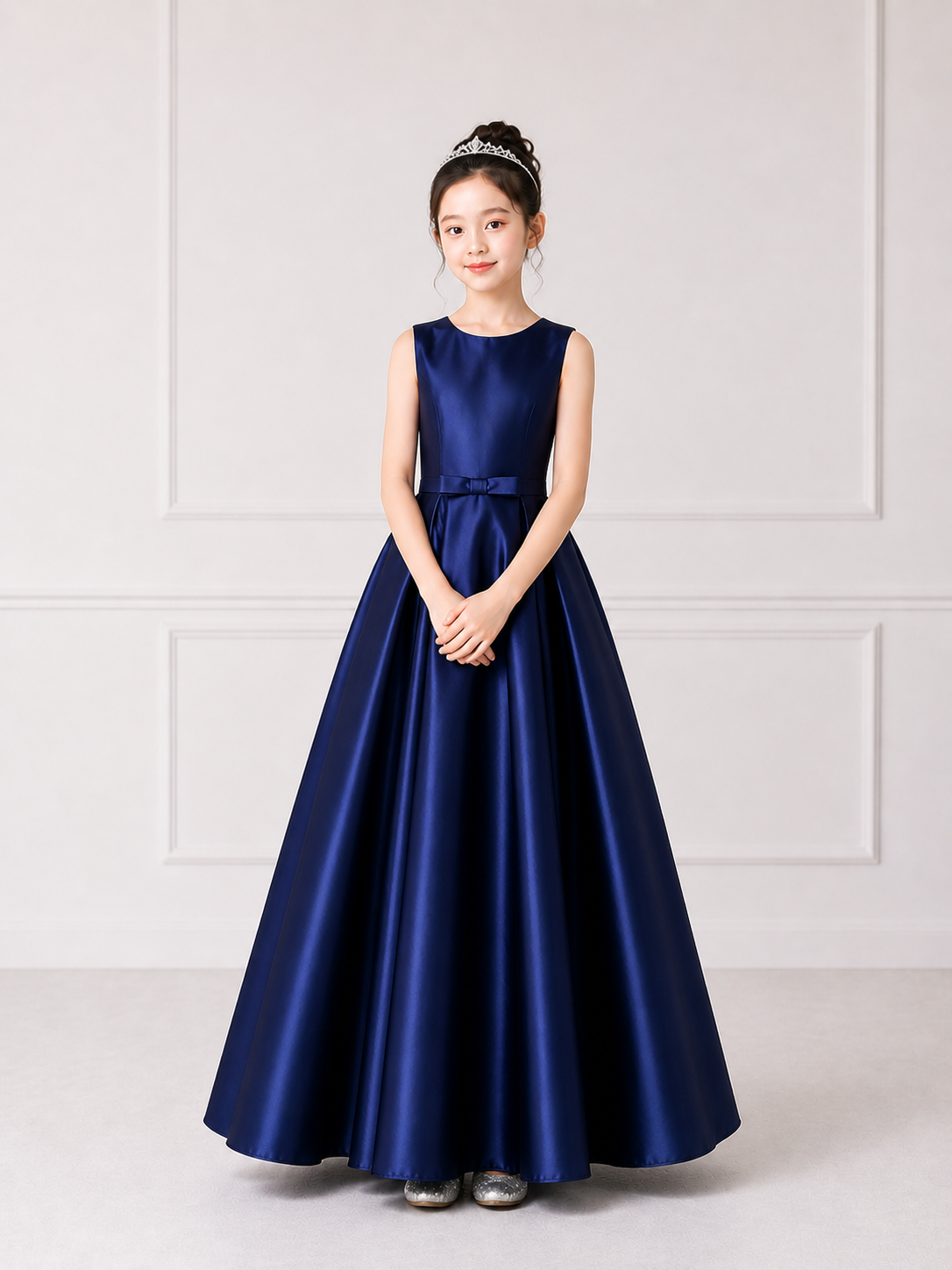 緞面顯瘦版型禮服