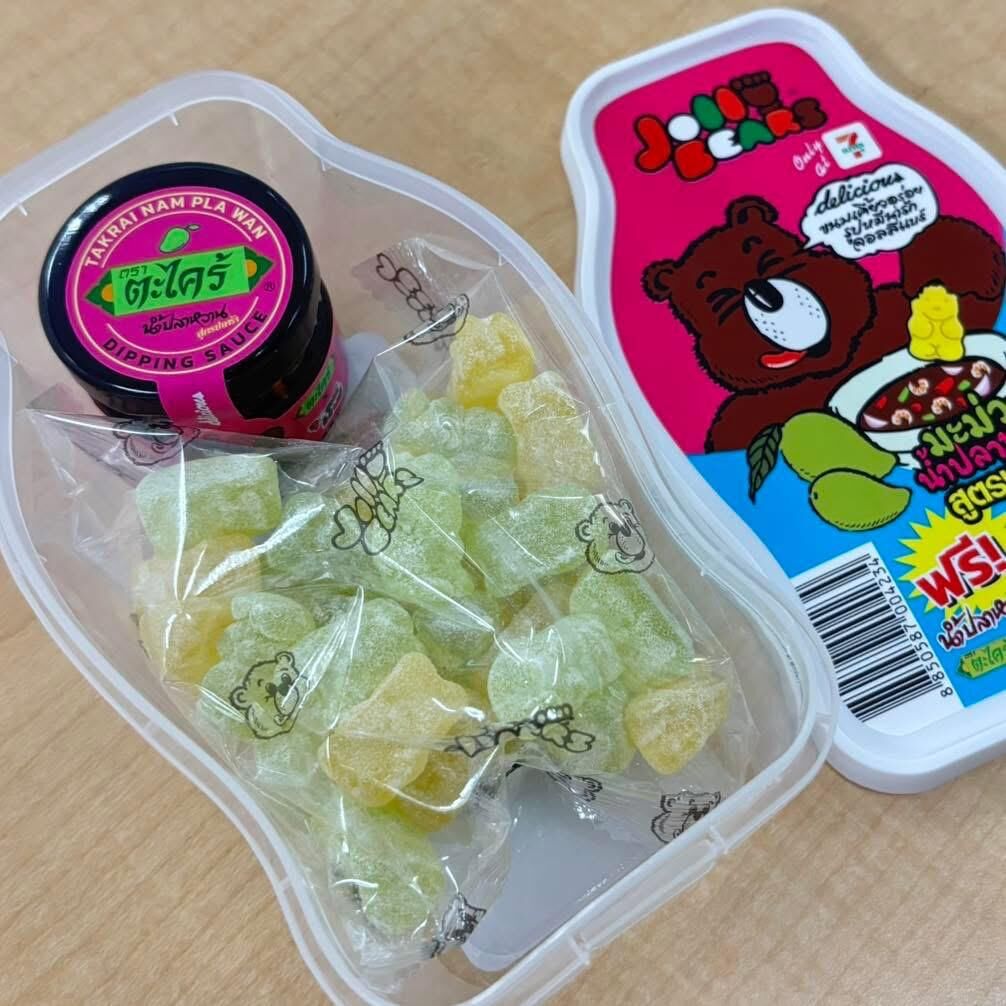 泰國 7-Eleven 限定 Jolly Bears 芒果甜魚露味軟糖