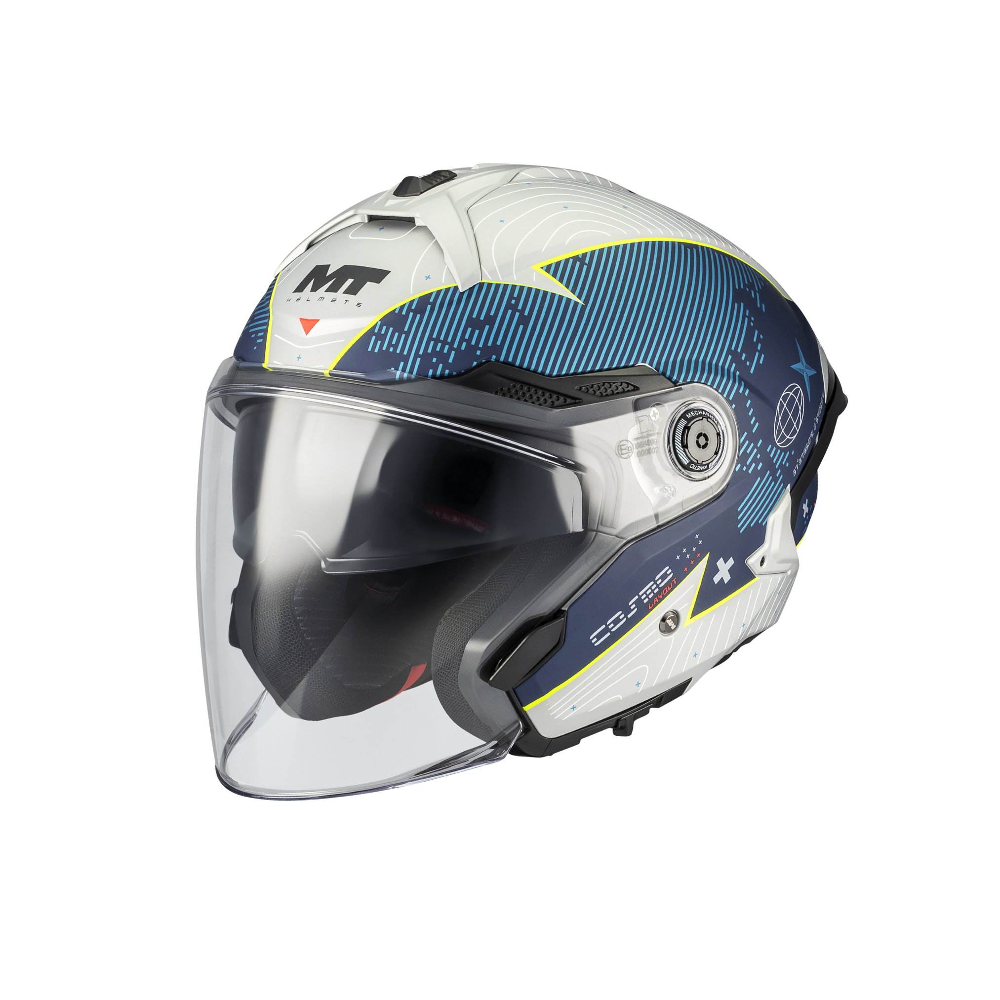 MT HELMETS COSMO SV LAYOUT C7 MATT 消光面