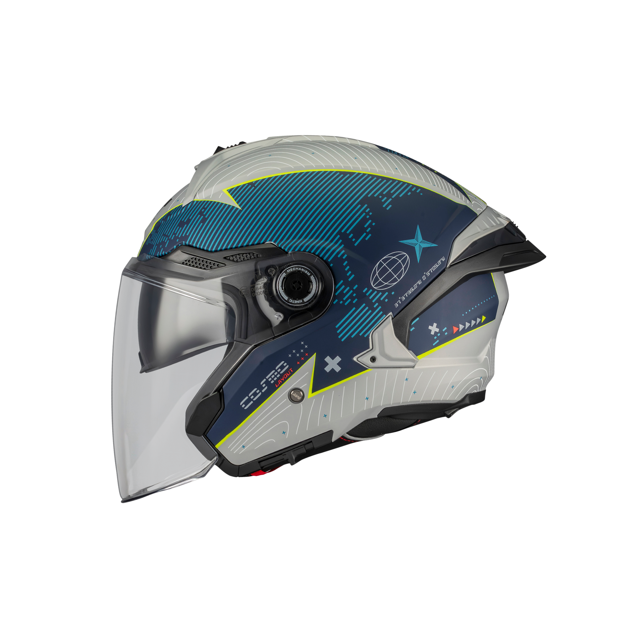 MT HELMETS COSMO SV LAYOUT C7 MATT 消光面