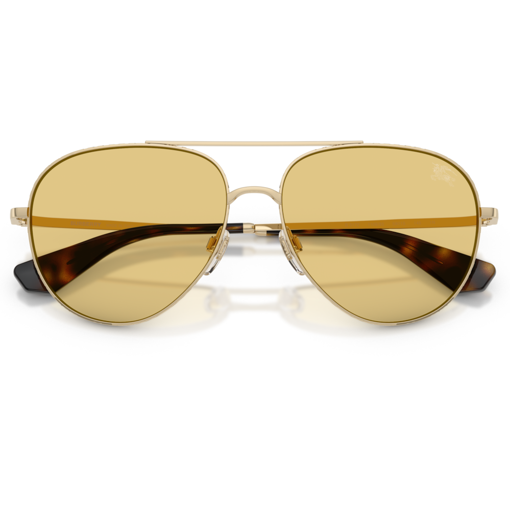 【BURBERRY】BE3172 110985-59mm 太陽眼鏡(淺金色|黃色)