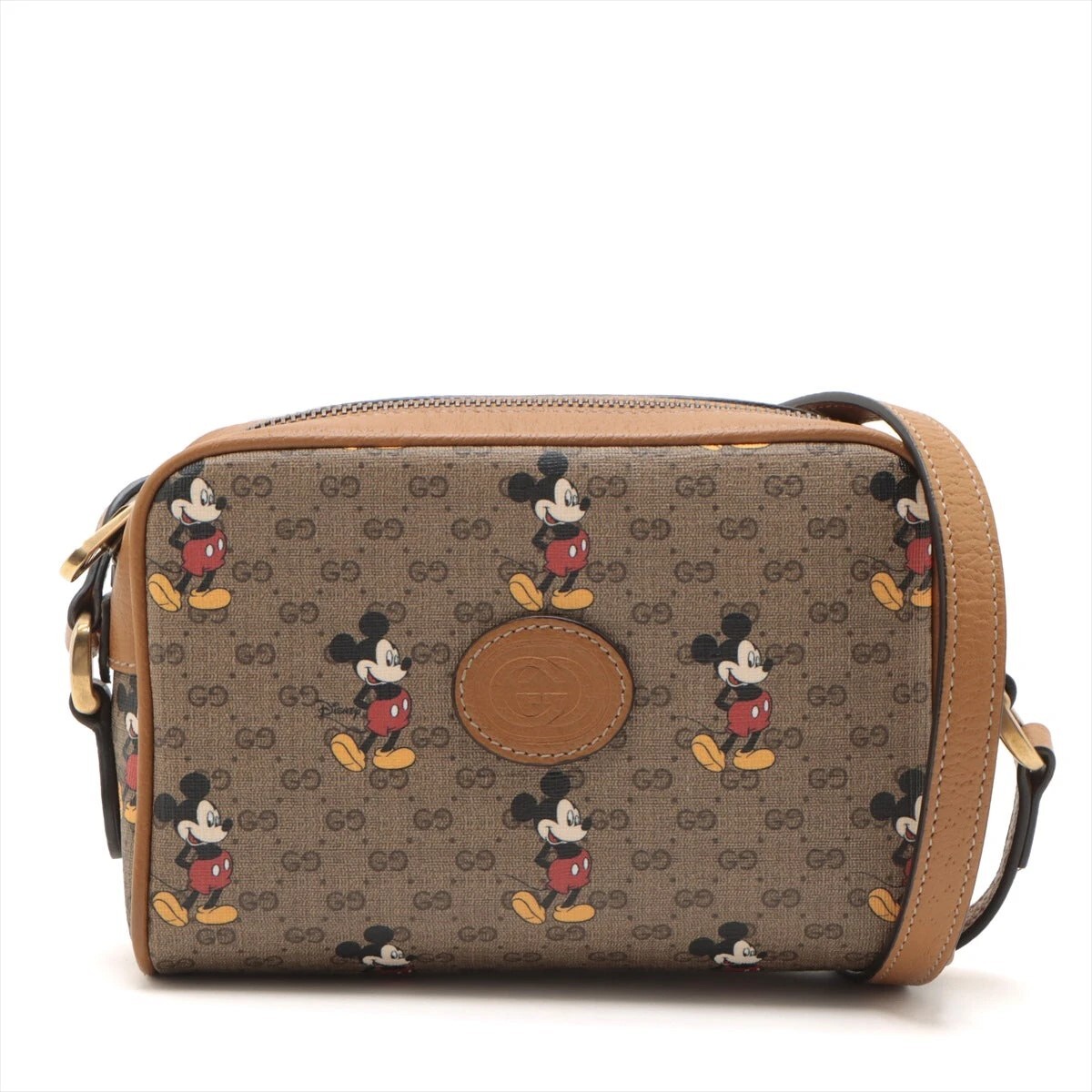 GUCCI × DISNEY 米奇聯名款 Mini GG 單肩包