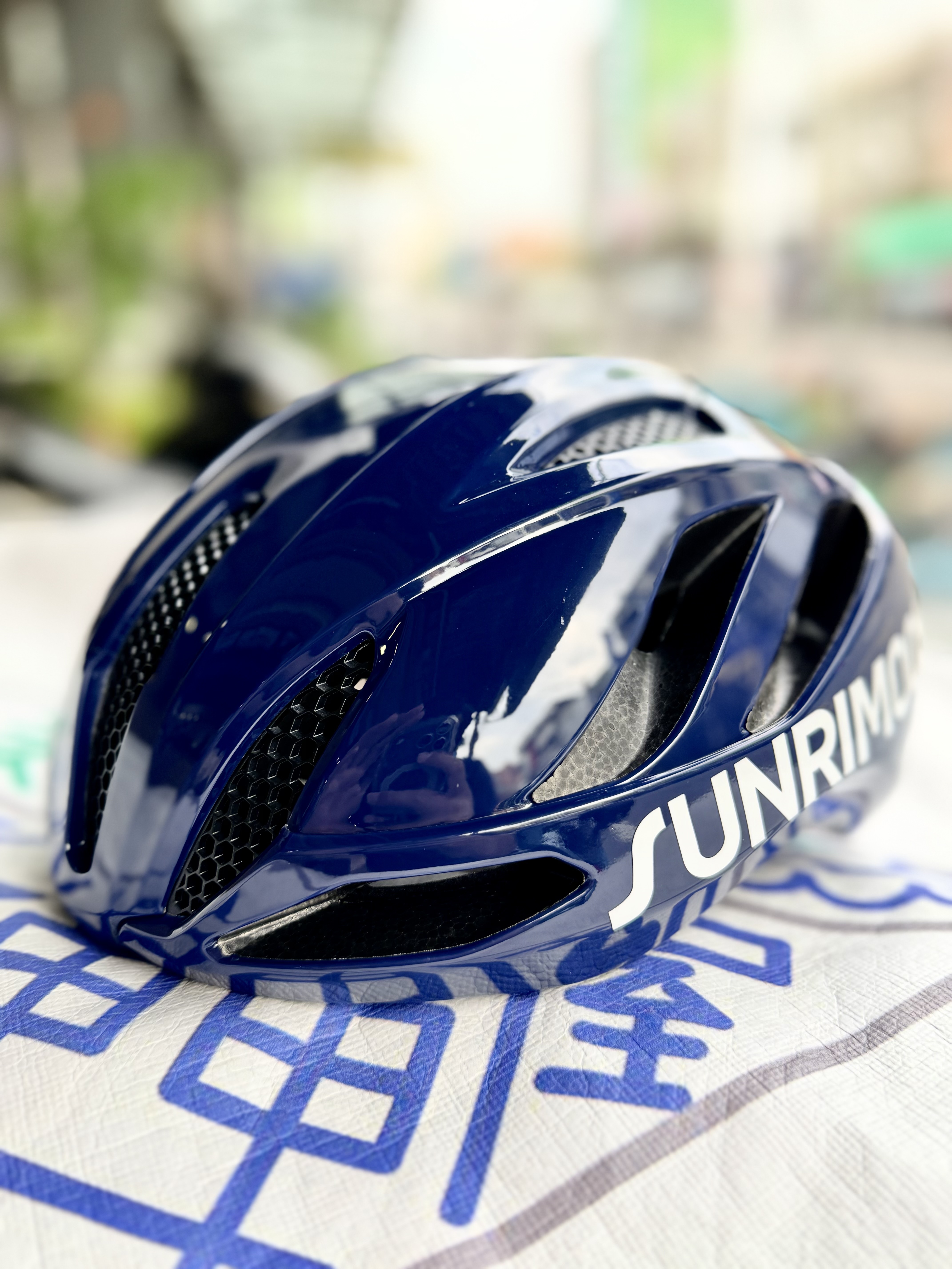台灣公司貨有商品檢驗 SUNRIMOON 森瑞夢 磁扣3D列印 單車安全帽 S42 Michael 米迦勒/孔雀藍