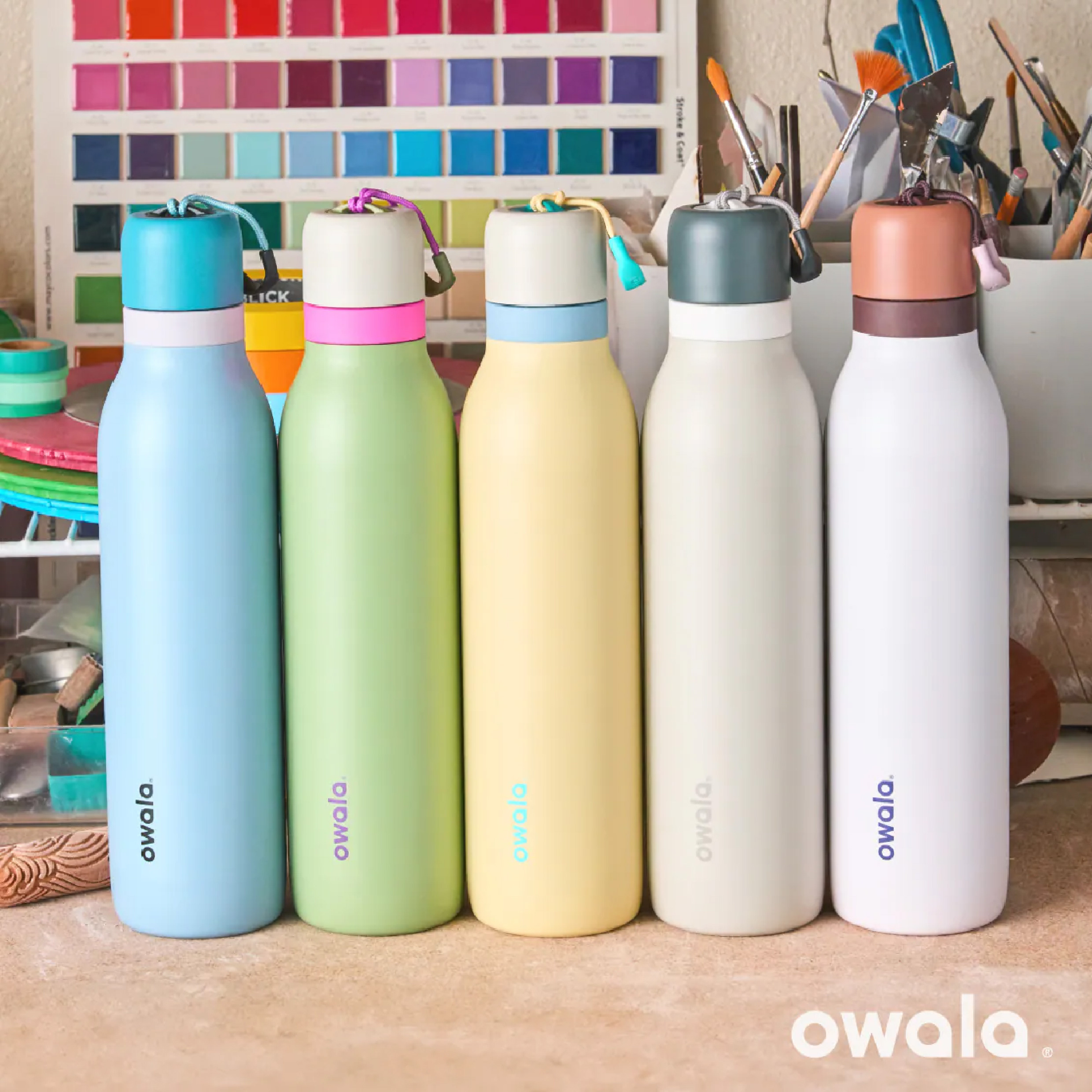 Owala® Twist 710ml / 24oz 雙飲口旋蓋 不鏽鋼吸管水壺