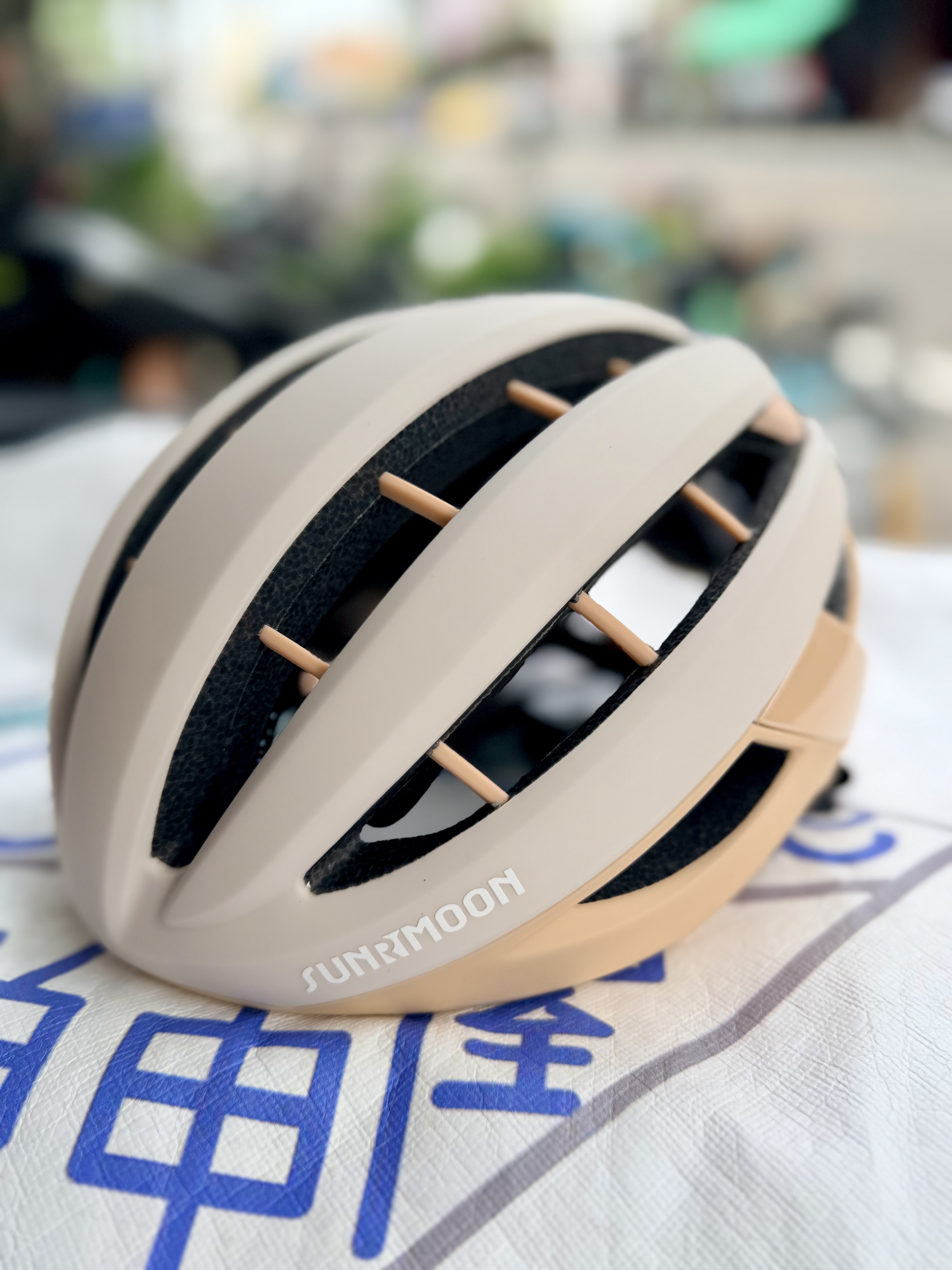 台灣公司貨有商品檢驗 森瑞夢 SUNRIMOON 單車安全帽 磁扣 CS-57 Alien 艾利恩 沙杏粉