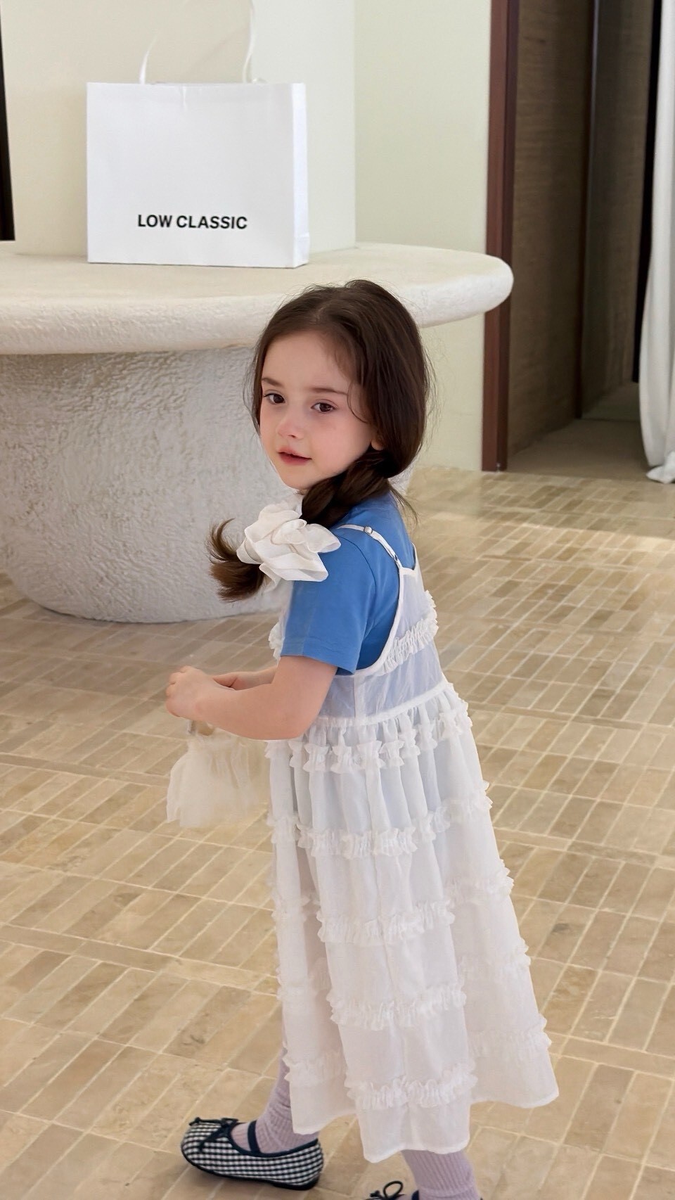輕柔層次紗裙兩件套